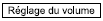 de réglage du volume.