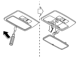 Eclairage de compartiment à bagages