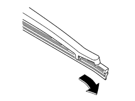 Remplacement du balai d'essuieglace de lunette arrière