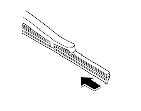 Remplacement du balai d'essuieglace de lunette arrière