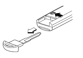 Remplacement de la pile de la clé avancée