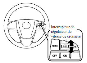 Pour augmenter la vitesse en utilisant la pédale d'accélérateur