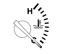 Jauge de température du liquide de refroidissement du moteur