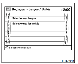 Langue et unités