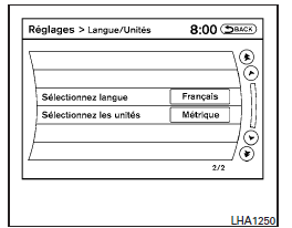 Langue et unités 