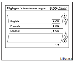 Sélectionnez langue