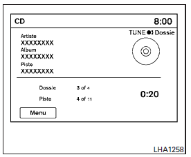 Cd, dvd ou usb avec fichiers audio comprimés