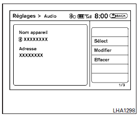 Réglages audio bluetooth md