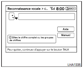 Exemples de commandes vocales