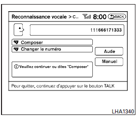 Exemple 2-composition d'un appel international au numéro de téléphone 011-81- 111-222-3333