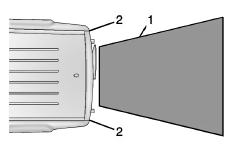 Emplacement de la caméra de vision arrière