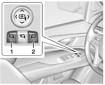 Cadillac Escalade. Rétroviseurs électriques