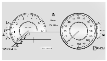 Cadillac Escalade. Combiné d'instruments reconfigurable