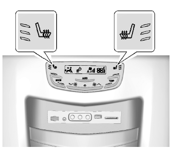 Cadillac Escalade. Sièges chauffants arrière