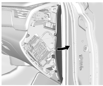 Cadillac Escalade. Boîtier à fusibles du tableau de bord